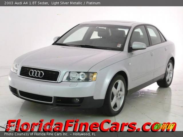 2003 Audi A4 1.8T Sedan in Light Silver Metallic