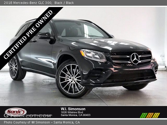 2018 Mercedes-Benz GLC 300 in Black