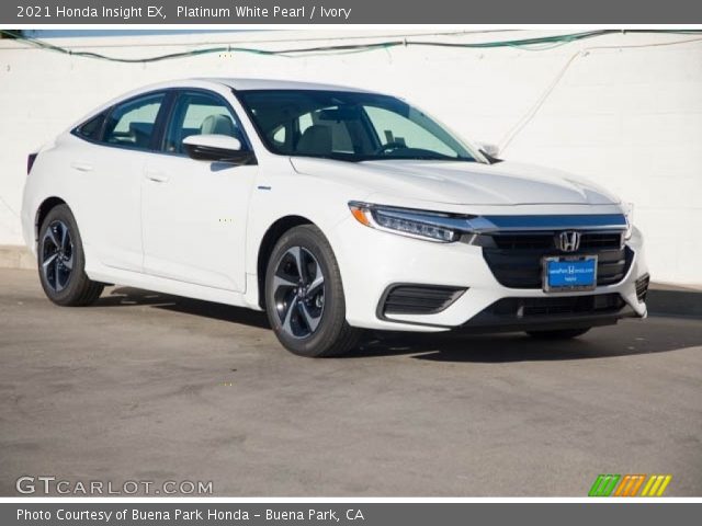 2021 Honda Insight EX in Platinum White Pearl