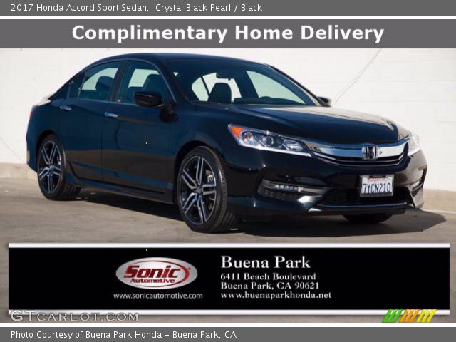 2017 Honda Accord Sport Sedan in Crystal Black Pearl