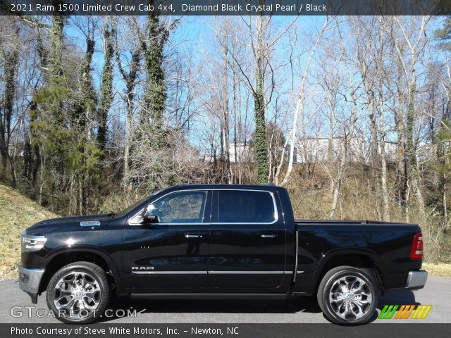 2021 Ram 1500 Limited Crew Cab 4x4 in Diamond Black Crystal Pearl