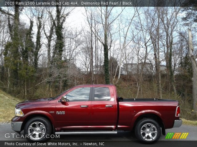 2018 Ram 1500 Laramie Quad Cab 4x4 in Delmonico Red Pearl