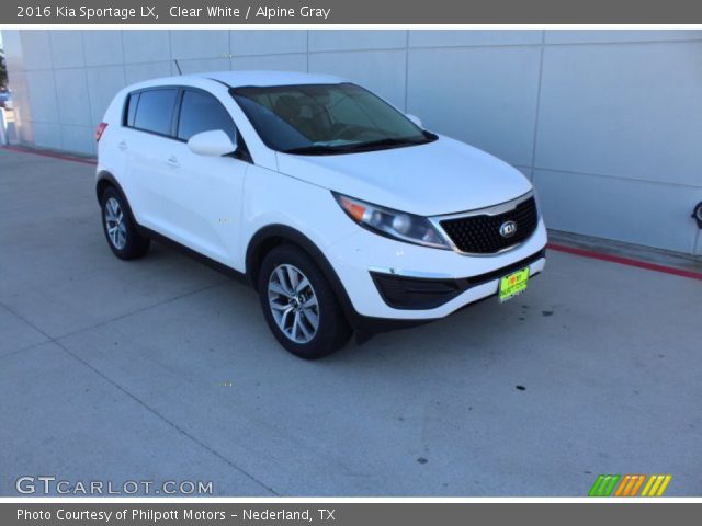 2016 Kia Sportage LX in Clear White