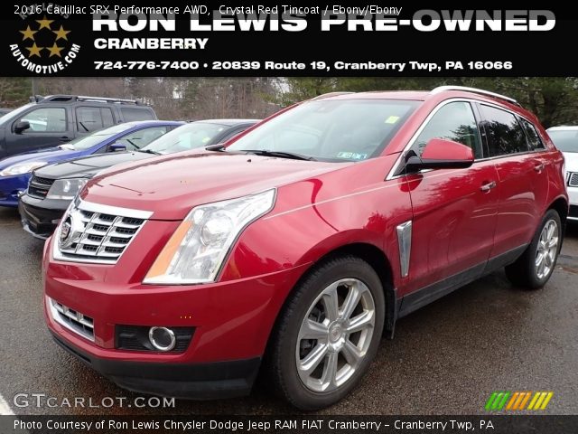 2016 Cadillac SRX Performance AWD in Crystal Red Tincoat