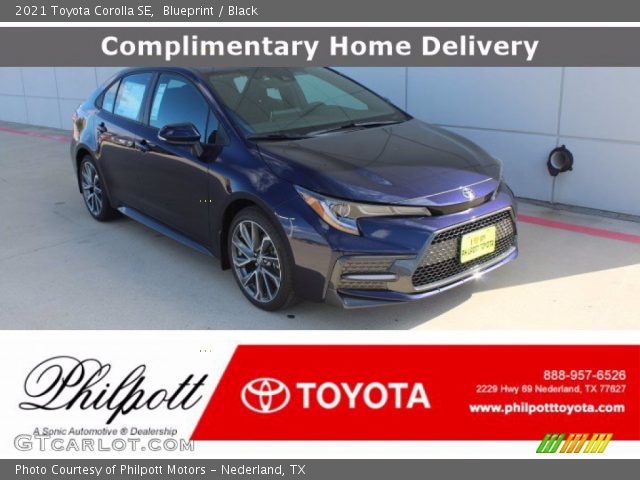 2021 Toyota Corolla SE in Blueprint