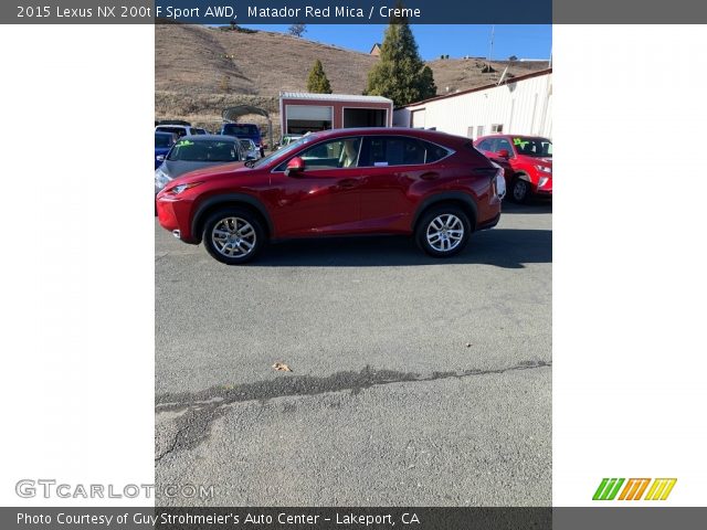 2015 Lexus NX 200t F Sport AWD in Matador Red Mica