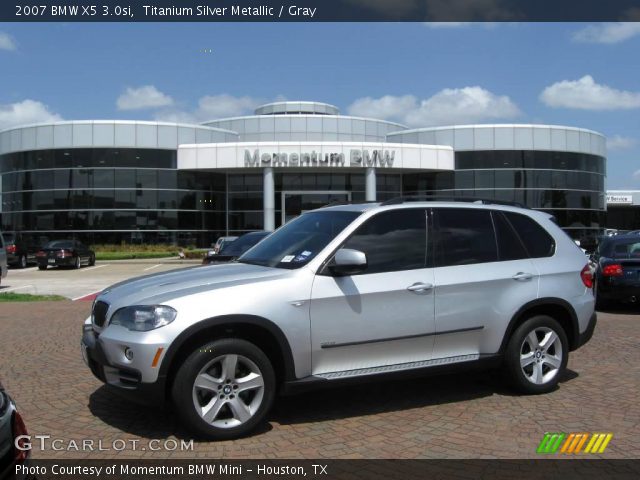 2007 BMW X5 3.0si in Titanium Silver Metallic
