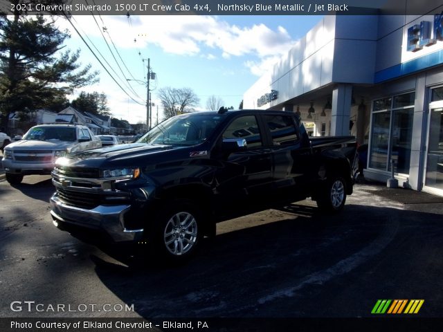 2021 Chevrolet Silverado 1500 LT Crew Cab 4x4 in Northsky Blue Metallic