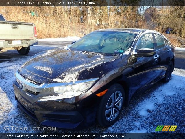 2017 Honda Civic LX Sedan in Crystal Black Pearl