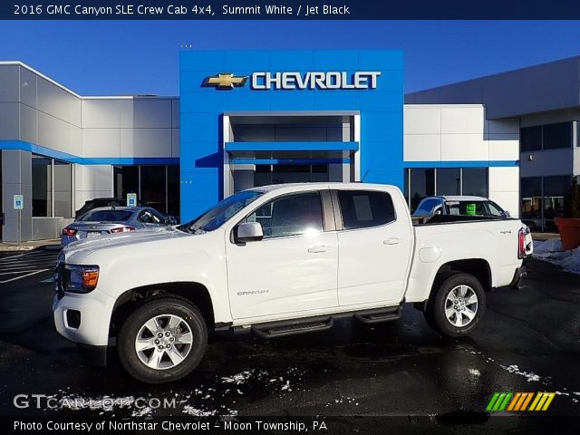 2016 GMC Canyon SLE Crew Cab 4x4 in Summit White