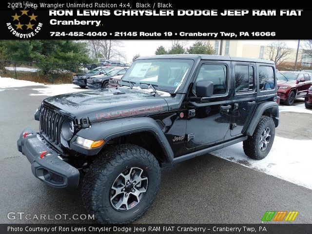 2021 Jeep Wrangler Unlimited Rubicon 4x4 in Black