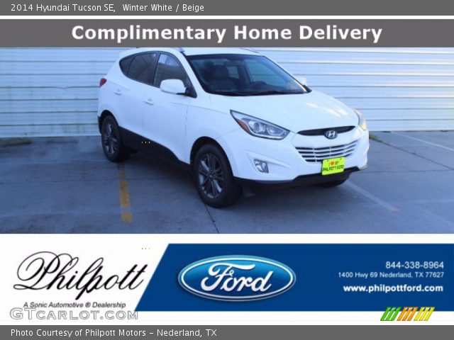 2014 Hyundai Tucson SE in Winter White