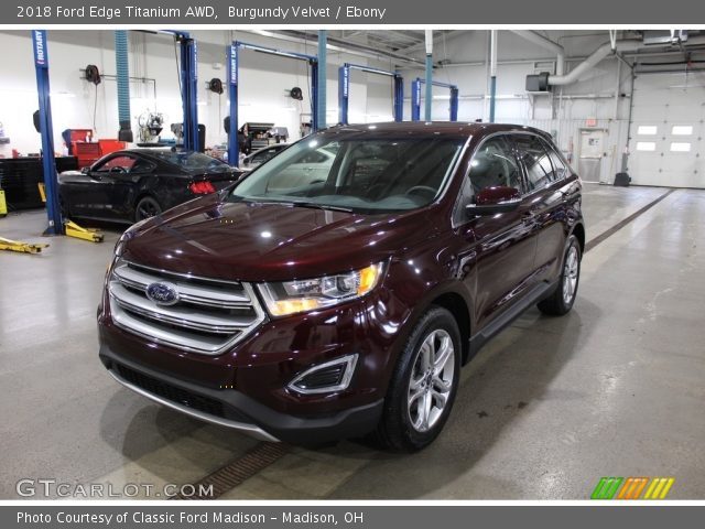 2018 Ford Edge Titanium AWD in Burgundy Velvet