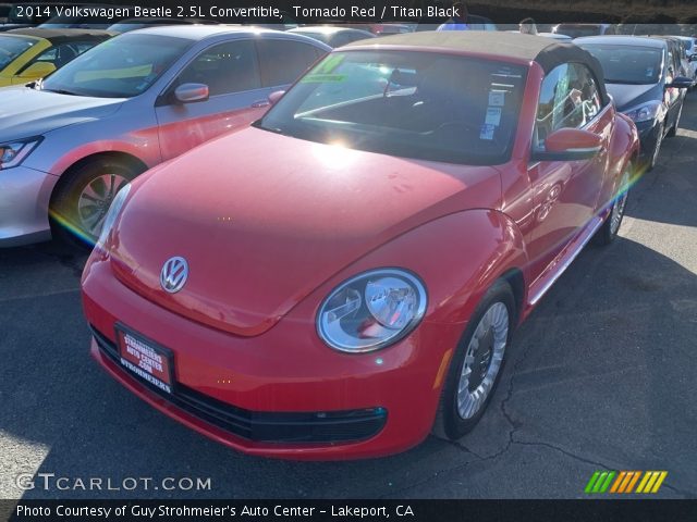 2014 Volkswagen Beetle 2.5L Convertible in Tornado Red