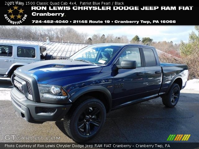 2021 Ram 1500 Classic Quad Cab 4x4 in Patriot Blue Pearl