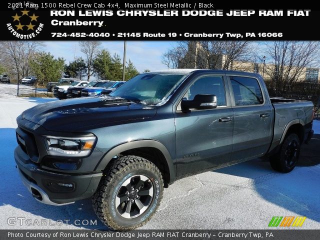 2021 Ram 1500 Rebel Crew Cab 4x4 in Maximum Steel Metallic