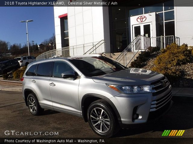2018 Toyota Highlander XLE AWD in Celestial Silver Metallic