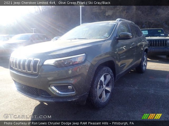2021 Jeep Cherokee Limited 4x4 in Olive Green Pearl