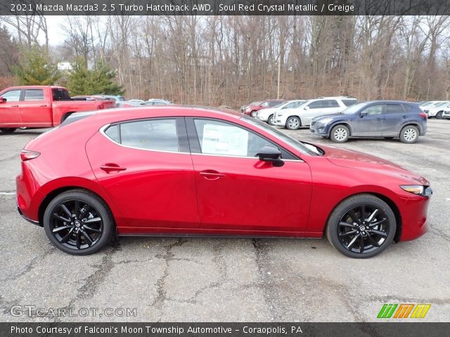 2021 Mazda Mazda3 2.5 Turbo Hatchback AWD in Soul Red Crystal Metallic