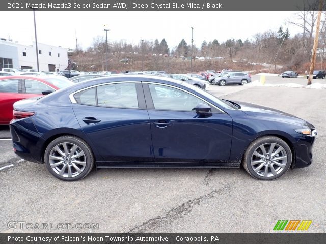 2021 Mazda Mazda3 Select Sedan AWD in Deep Crystal Blue Mica