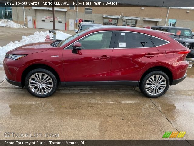 2021 Toyota Venza Hybrid XLE AWD in Ruby Flare Pearl