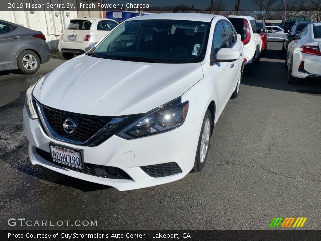 2019 Nissan Sentra SV in Fresh Powder