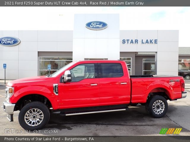 2021 Ford F250 Super Duty XLT Crew Cab 4x4 in Race Red