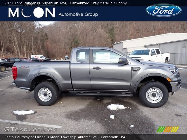 2021 Ford Ranger XL SuperCab 4x4 in Carbonized Gray Metallic