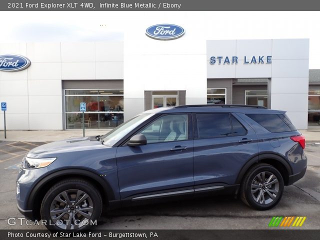 2021 Ford Explorer XLT 4WD in Infinite Blue Metallic