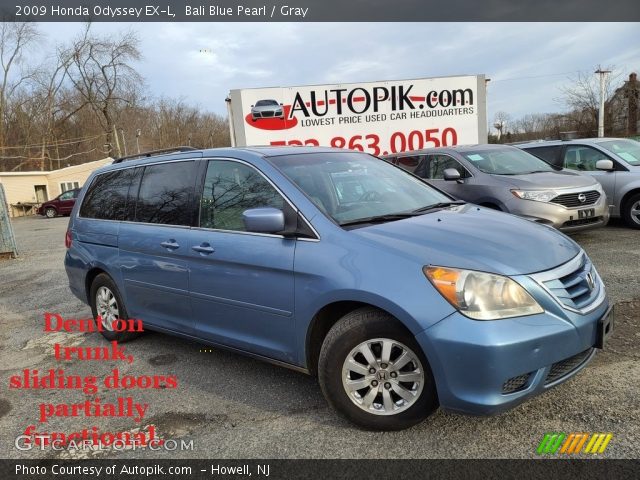 2009 Honda Odyssey EX-L in Bali Blue Pearl