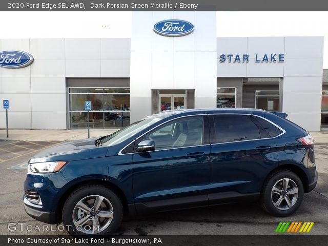 2020 Ford Edge SEL AWD in Dark Persian Green Metallic