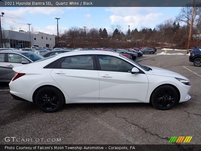 2021 Hyundai Elantra SEL in Quartz White