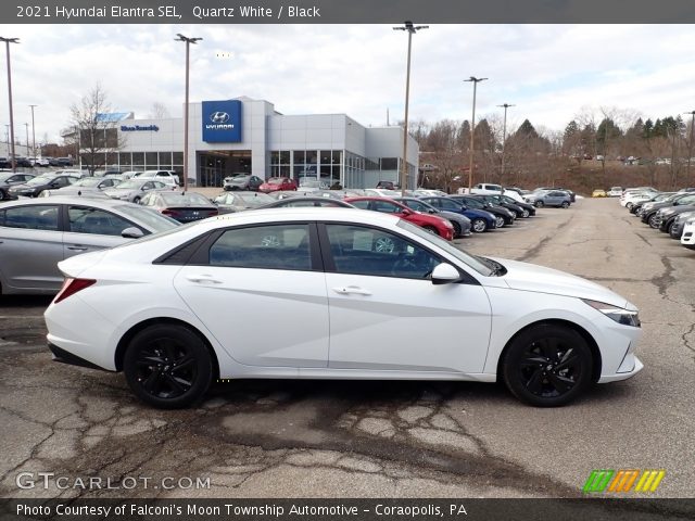 2021 Hyundai Elantra SEL in Quartz White