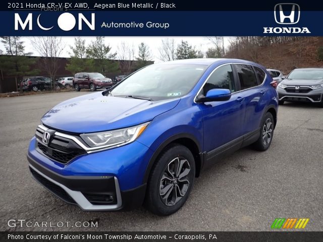 2021 Honda CR-V EX AWD in Aegean Blue Metallic