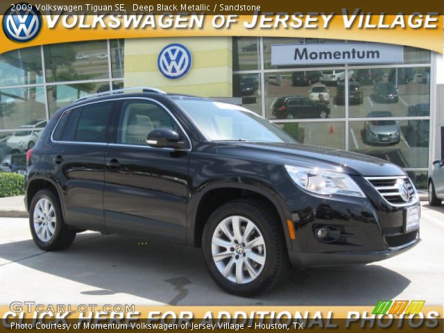 2009 Volkswagen Tiguan SE in Deep Black Metallic