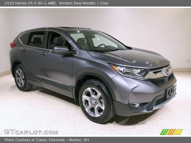 2019 Honda CR-V EX-L AWD in Modern Steel Metallic