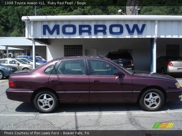 1998 Toyota Avalon XLS in Ruby Red Pearl