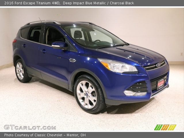 2016 Ford Escape Titanium 4WD in Deep Impact Blue Metallic