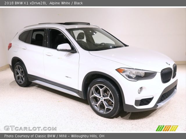 2018 BMW X1 xDrive28i in Alpine White