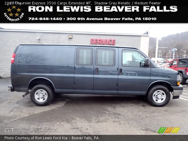 2019 Chevrolet Express 3500 Cargo Extended WT in Shadow Gray Metallic