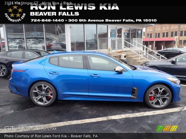2021 Kia Stinger GT in Micro Blue