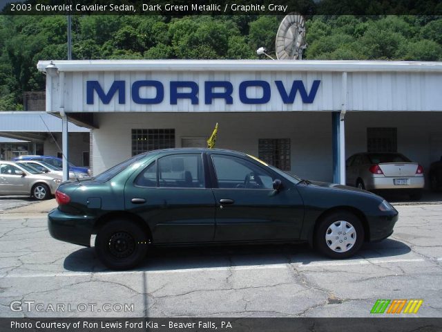 2003 Chevrolet Cavalier Sedan in Dark Green Metallic