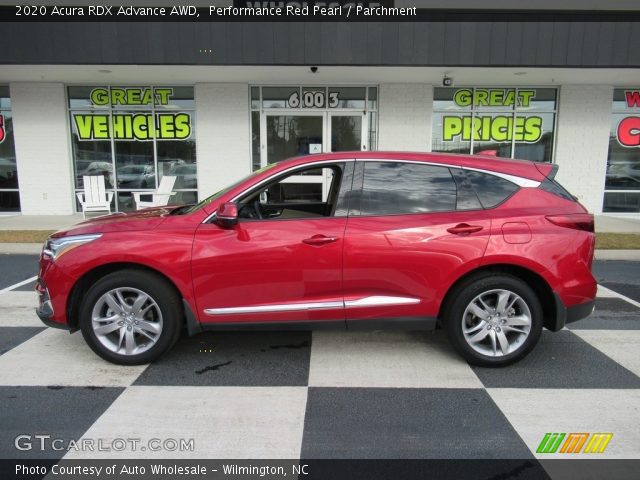 2020 Acura RDX Advance AWD in Performance Red Pearl