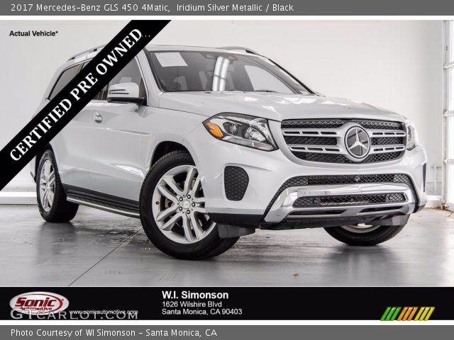 2017 Mercedes-Benz GLS 450 4Matic in Iridium Silver Metallic