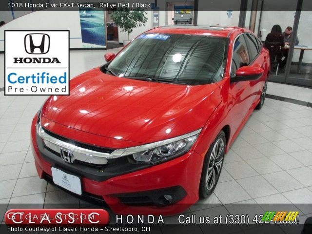 2018 Honda Civic EX-T Sedan in Rallye Red