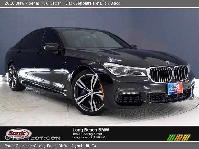 2018 BMW 7 Series 750i Sedan in Black Sapphire Metallic