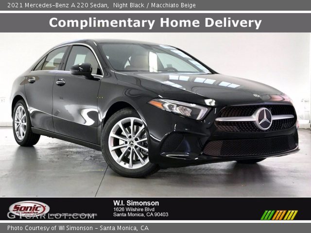 2021 Mercedes-Benz A 220 Sedan in Night Black