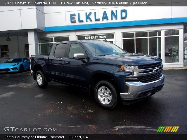2021 Chevrolet Silverado 1500 LT Crew Cab 4x4 in Northsky Blue Metallic