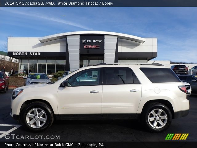 2014 GMC Acadia SLE AWD in White Diamond Tricoat
