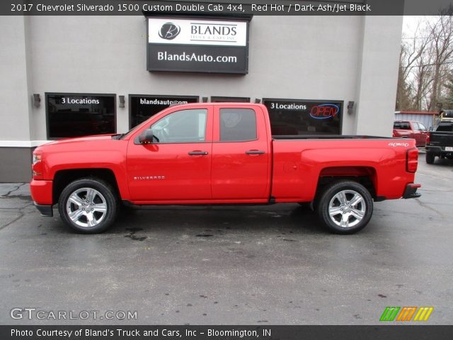 2017 Chevrolet Silverado 1500 Custom Double Cab 4x4 in Red Hot